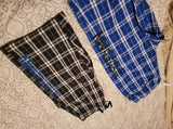 Plaid PJ Pants Black&W and Blue&W