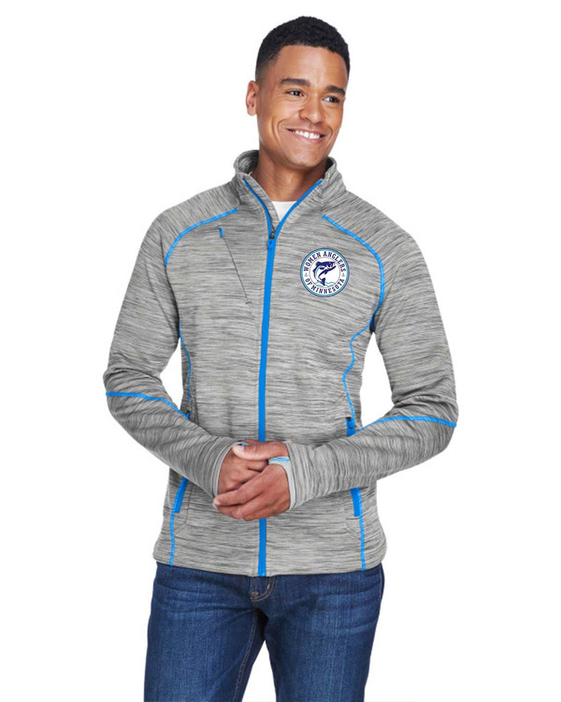 North End Sport Men's Flux Melange Bonded Fleece Jacket 88697 – WAM  LogoStore